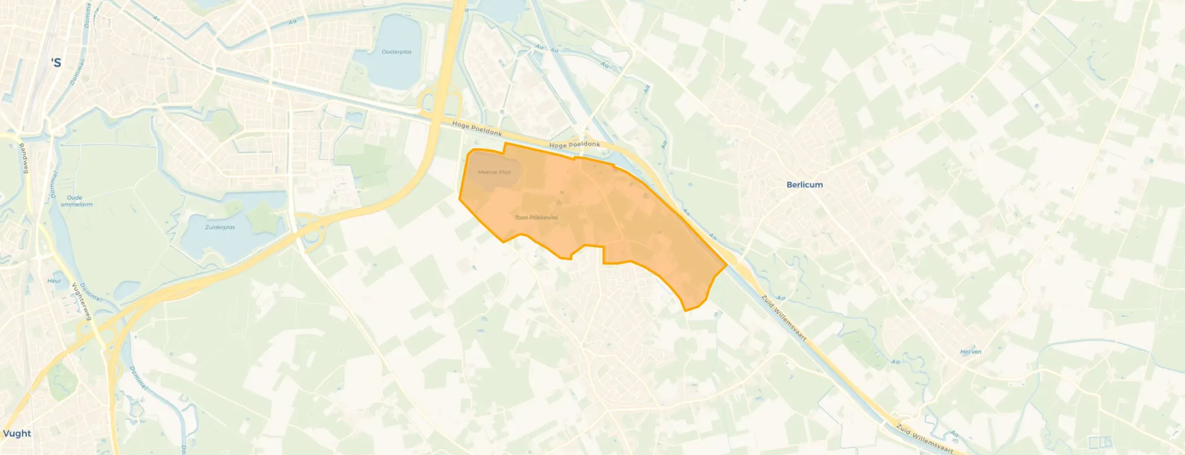 Buurt Verspreide huizen Poeldonk, Den Dungen