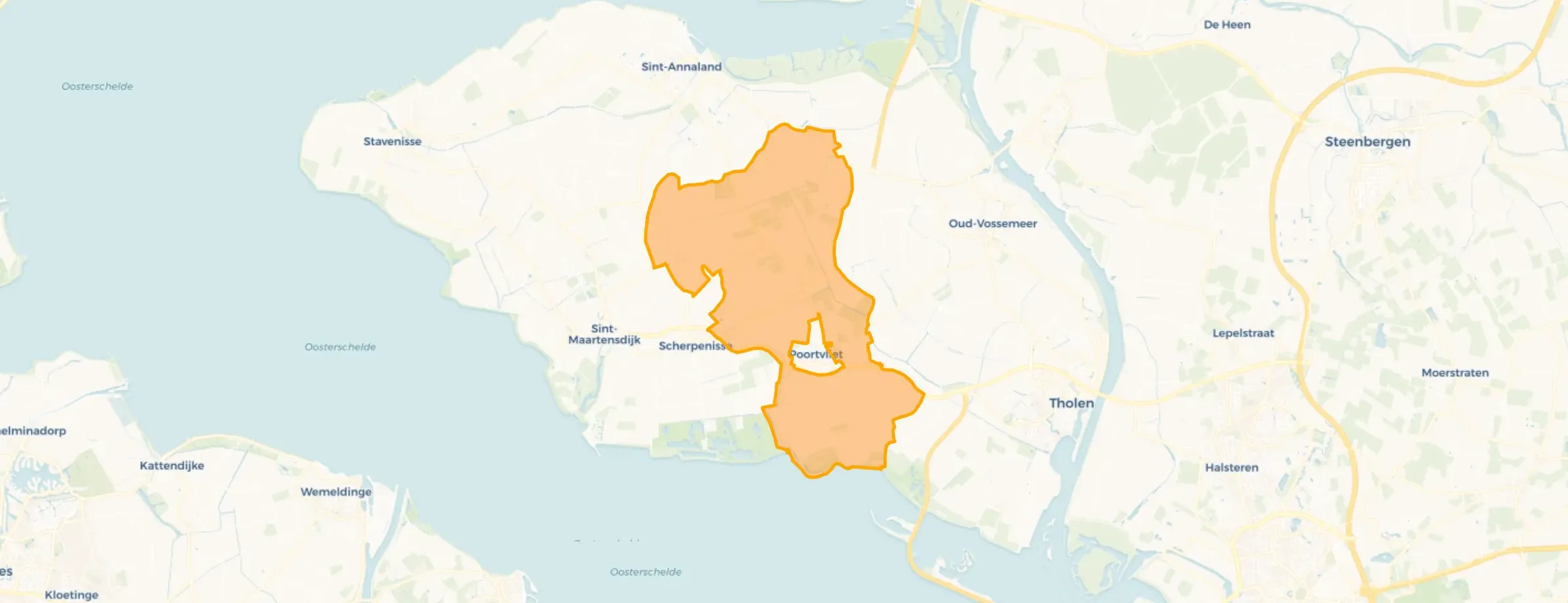 Verspreide huizen Poortvliet