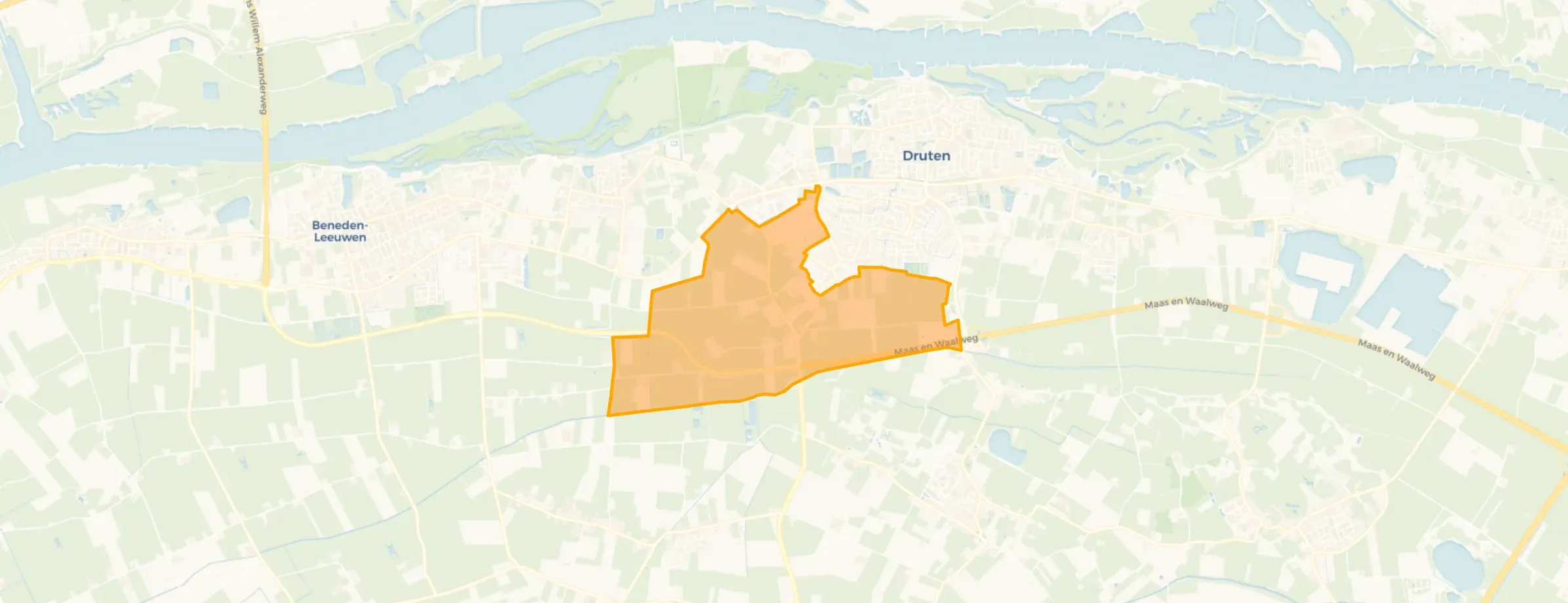 Verspreide huizen Puiflijk