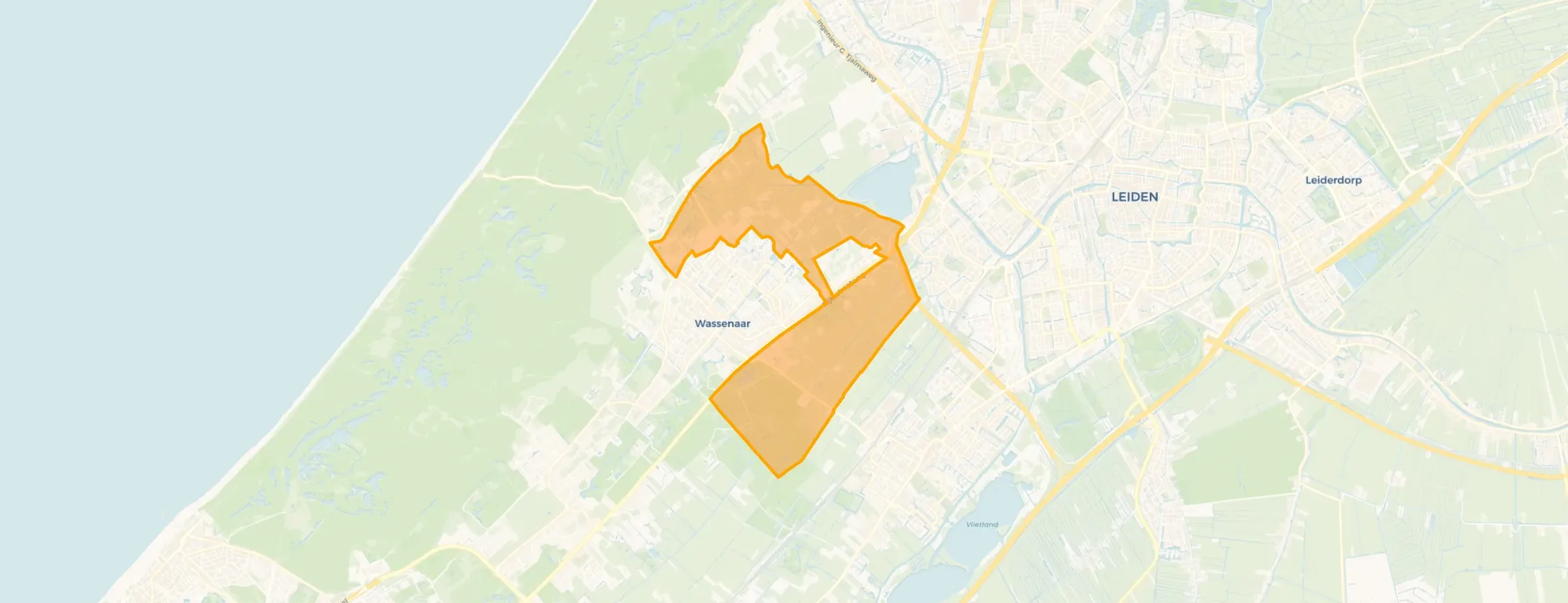 Buurt Verspreide huizen Raaphorst en in poldergebied, Wassenaar