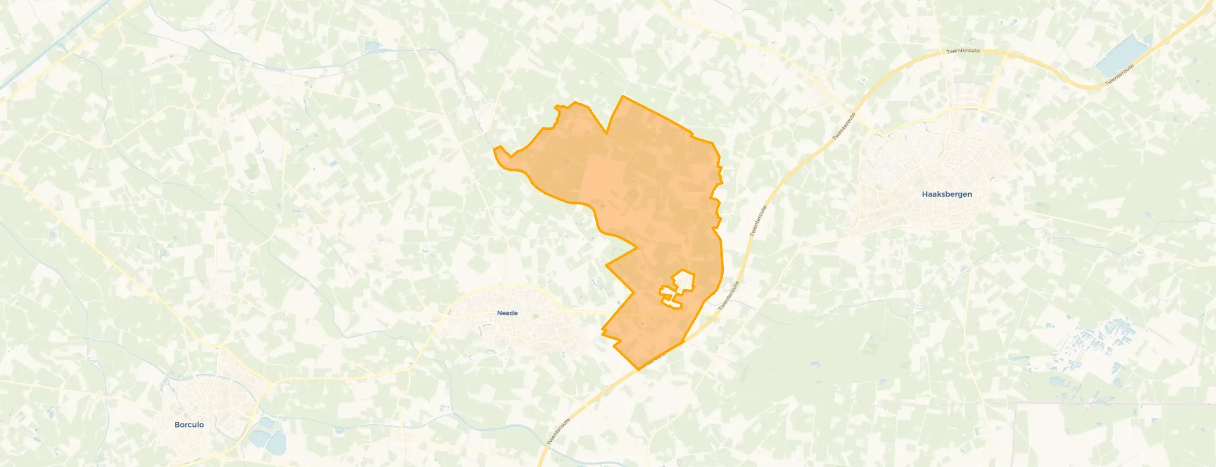 Verspreide huizen Rietmolen en Broeke