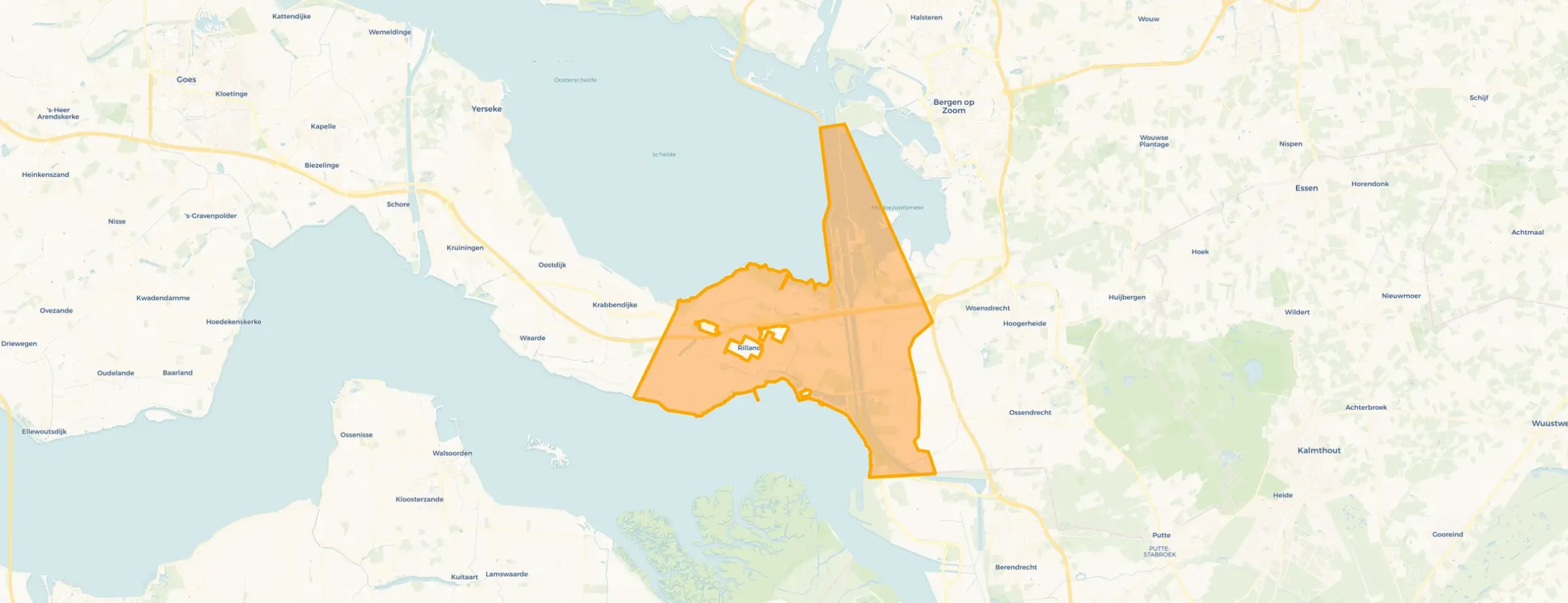 Buurt Verspreide huizen Rilland, Rilland