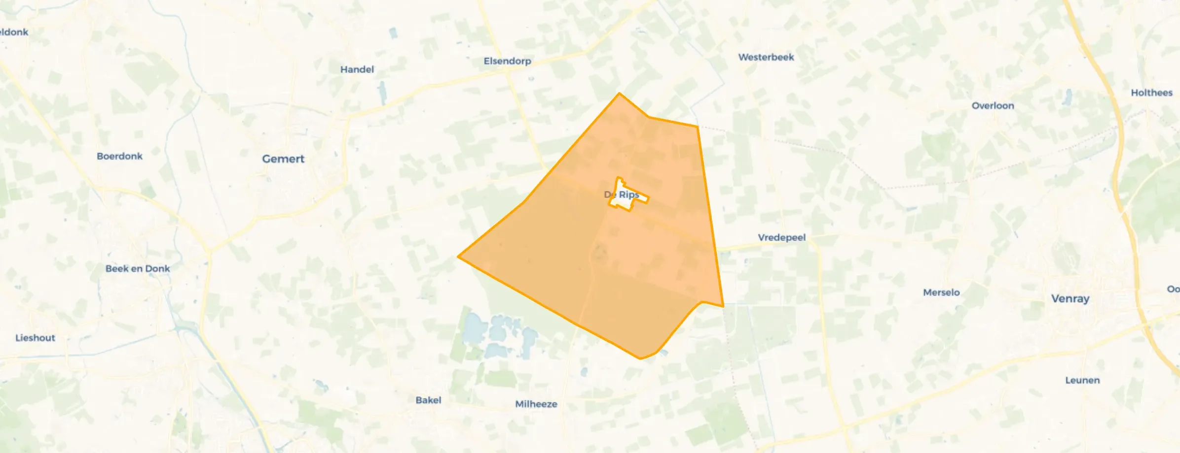 Buurt Verspreide huizen Rips, De Rips