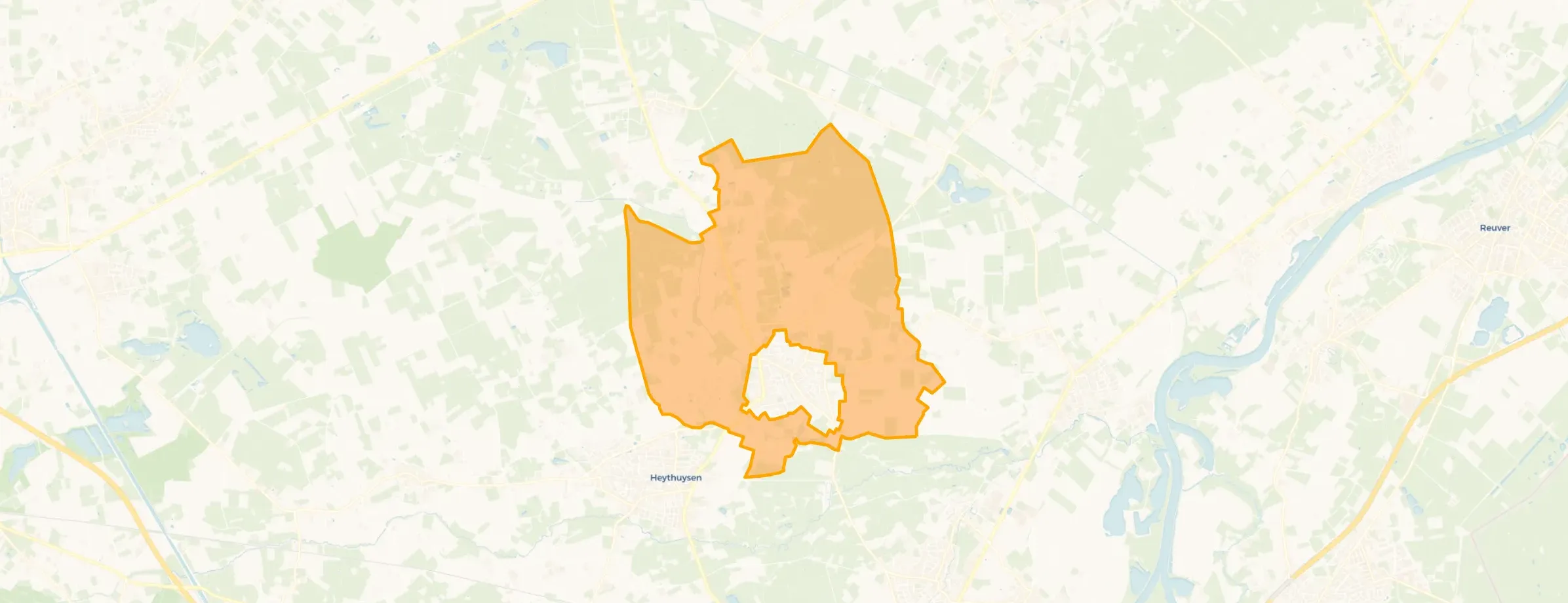 Buurt Verspreide huizen Roggel, Roggel