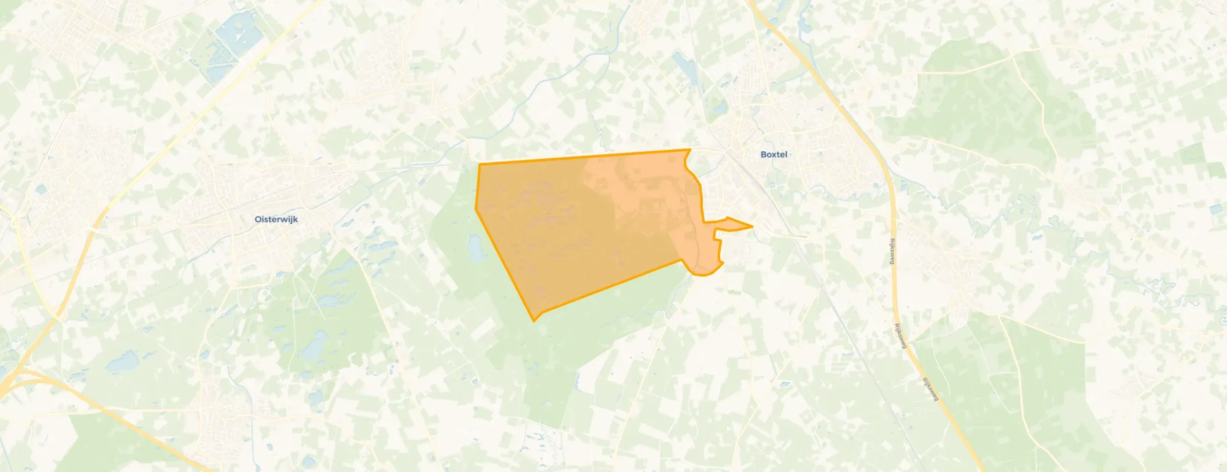 Kaart van Verspreide huizen Roond