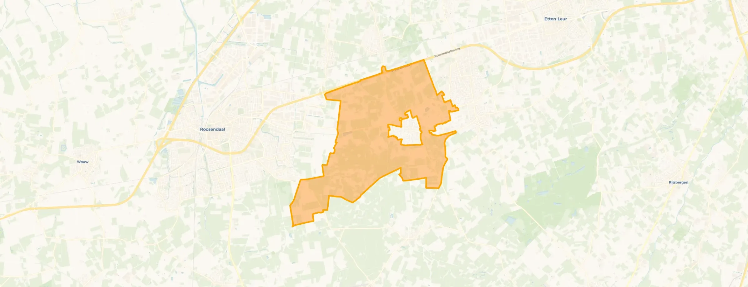 Buurt Verspreide huizen Rucphen, Rucphen