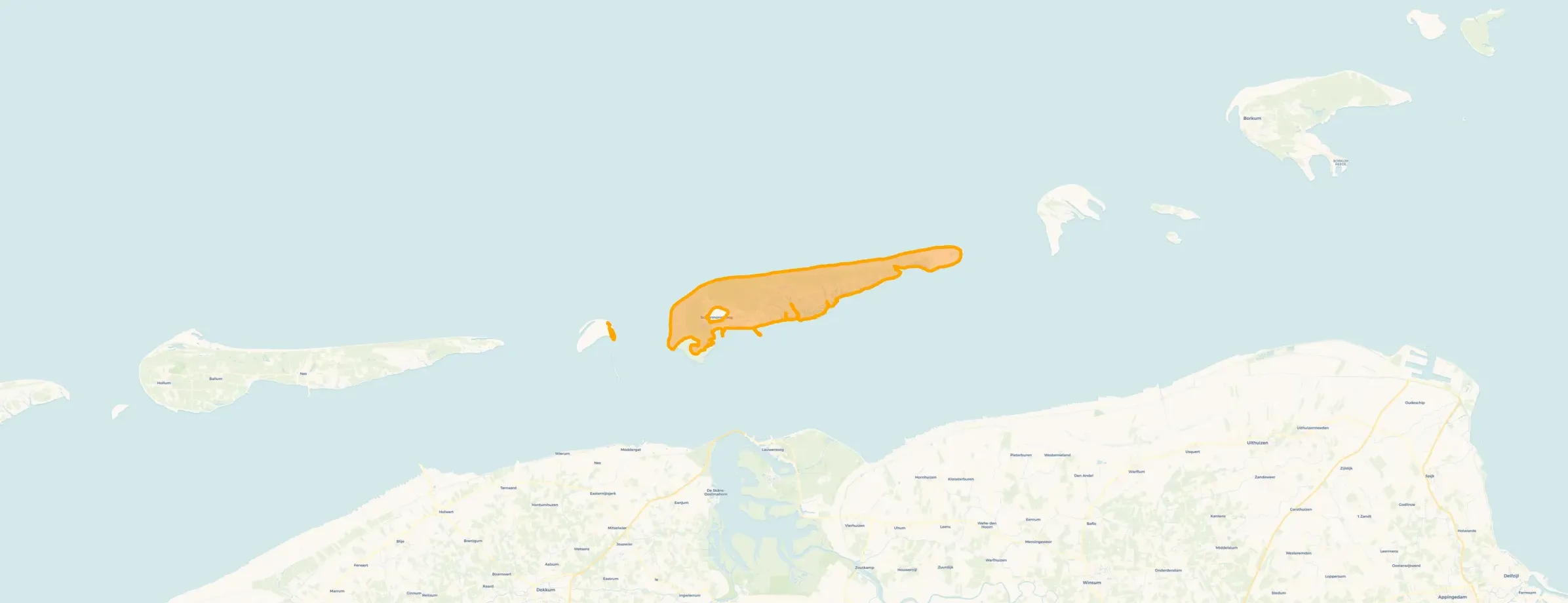 Buurt Verspreide huizen Schiermonnikoog, Schiermonnikoog