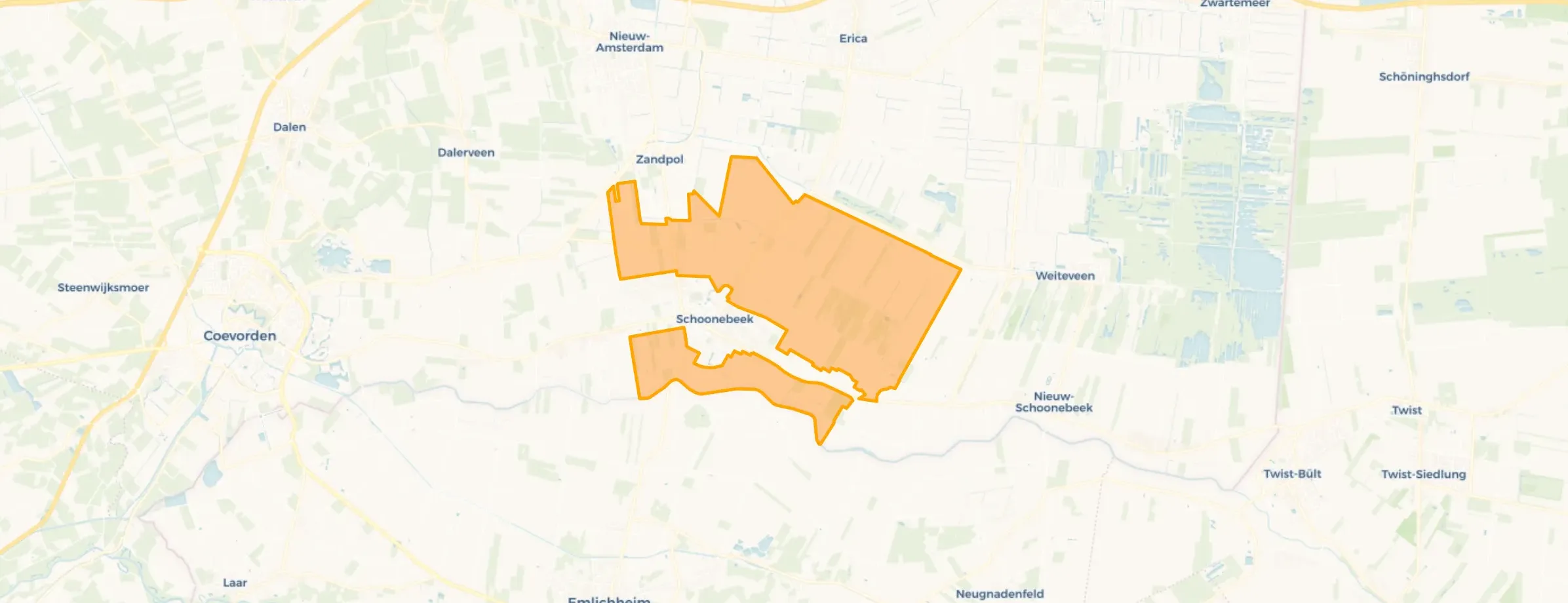 Verspreide huizen Schoonebeek in Emmen
