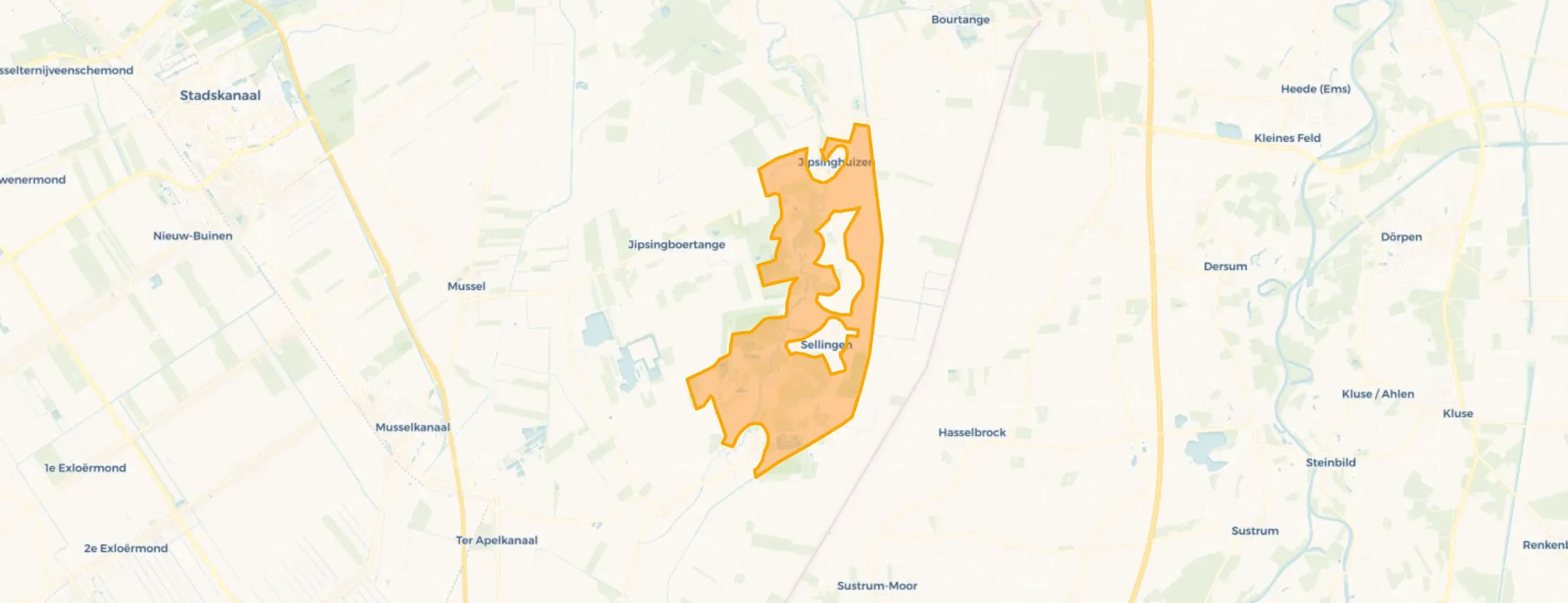 Buurt Verspreide huizen Sellingen, Sellingen