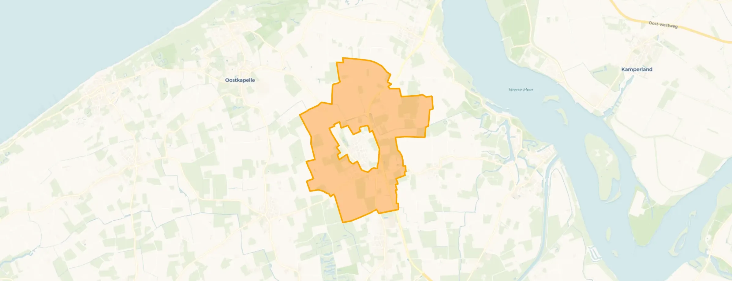 Verspreide huizen Serooskerke