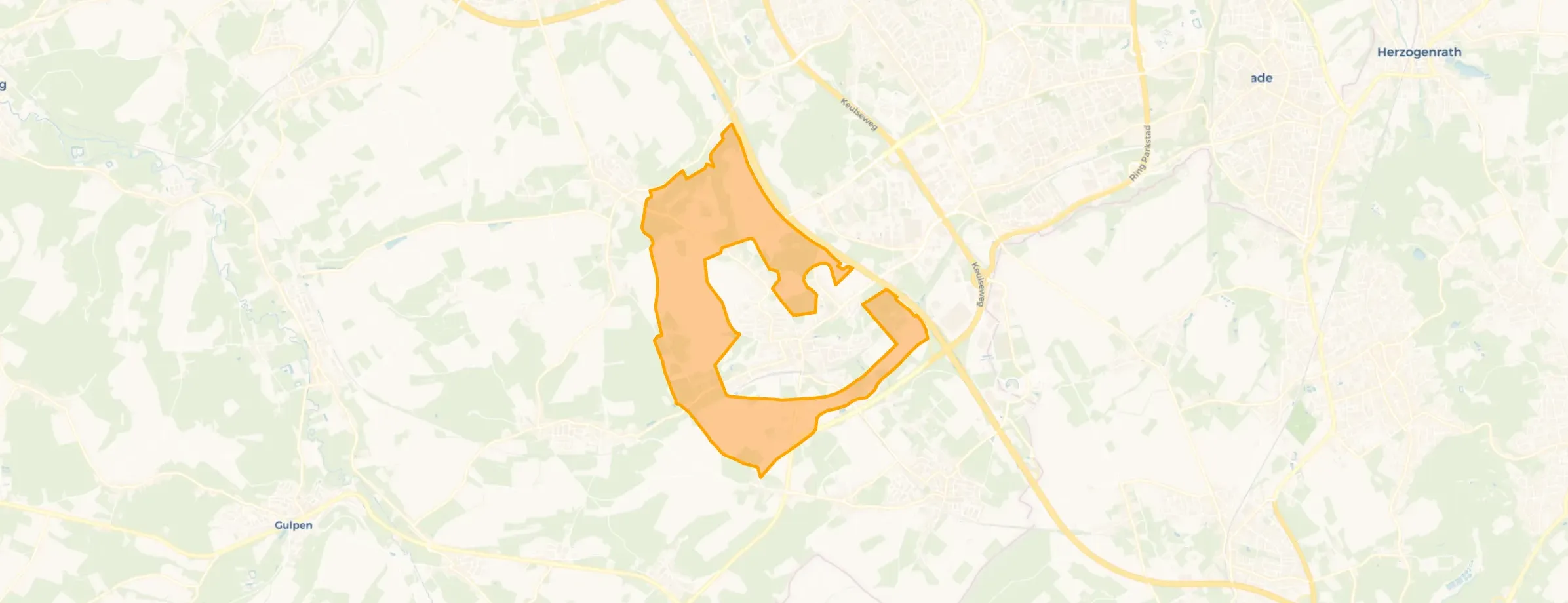 Kaart van Verspreide huizen