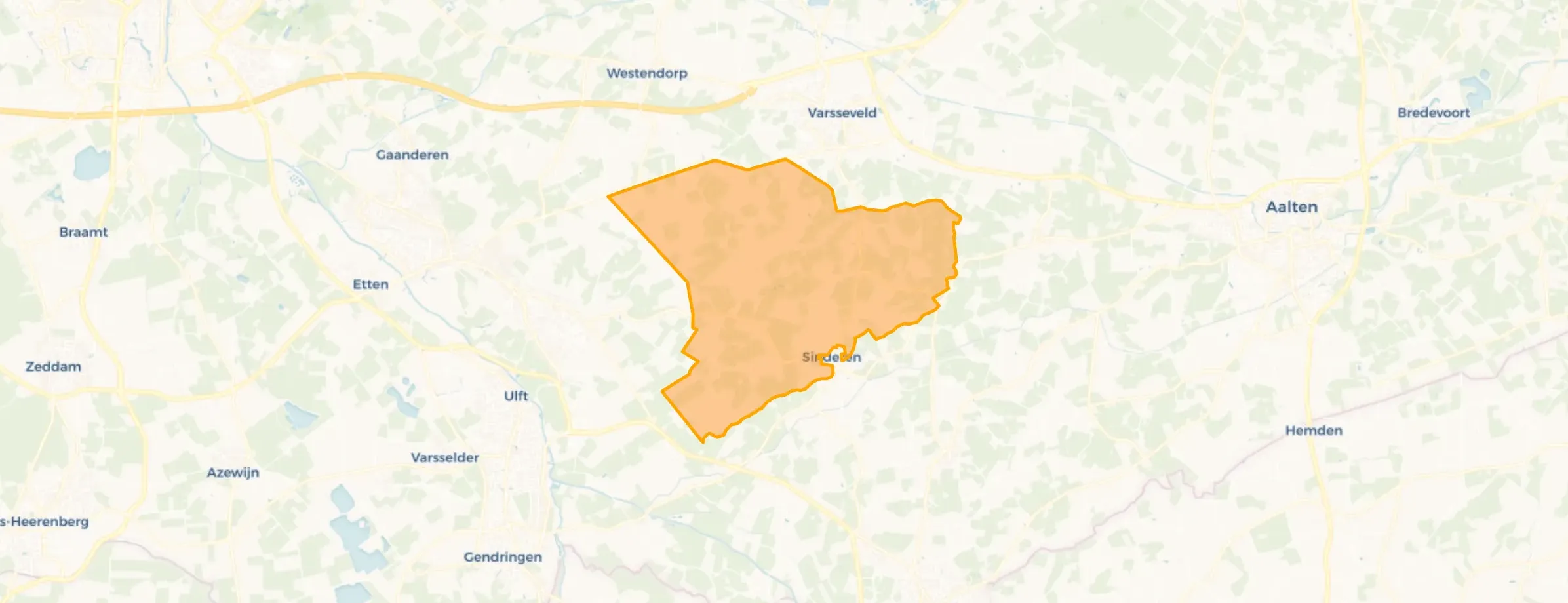 Buurt Verspreide huizen Sinderen, Sinderen