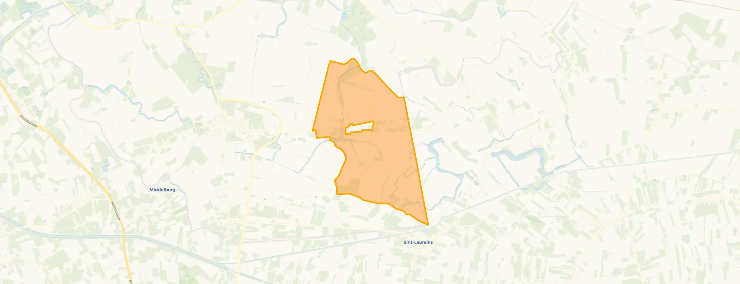 Verspreide huizen Sint Kruis