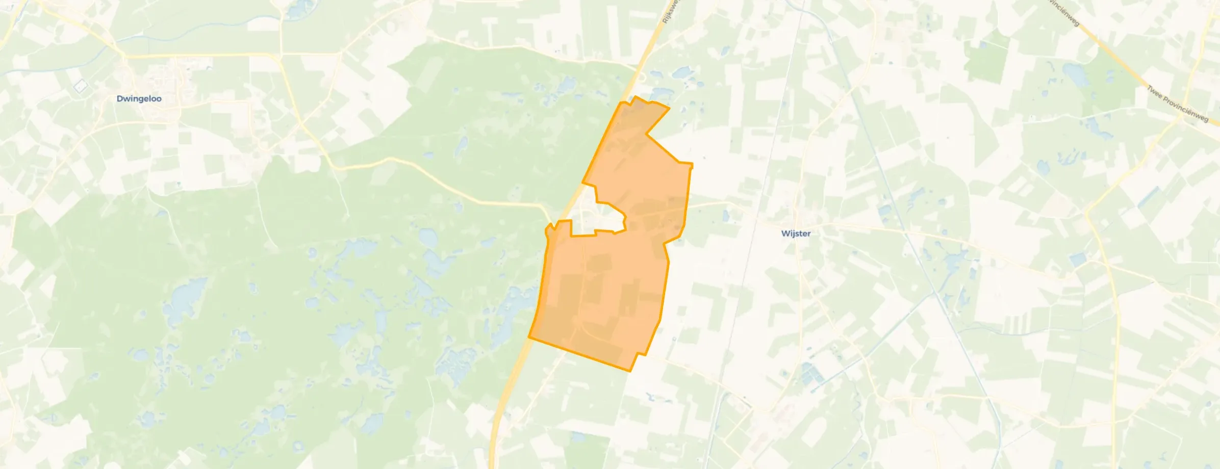 Verspreide huizen Spier