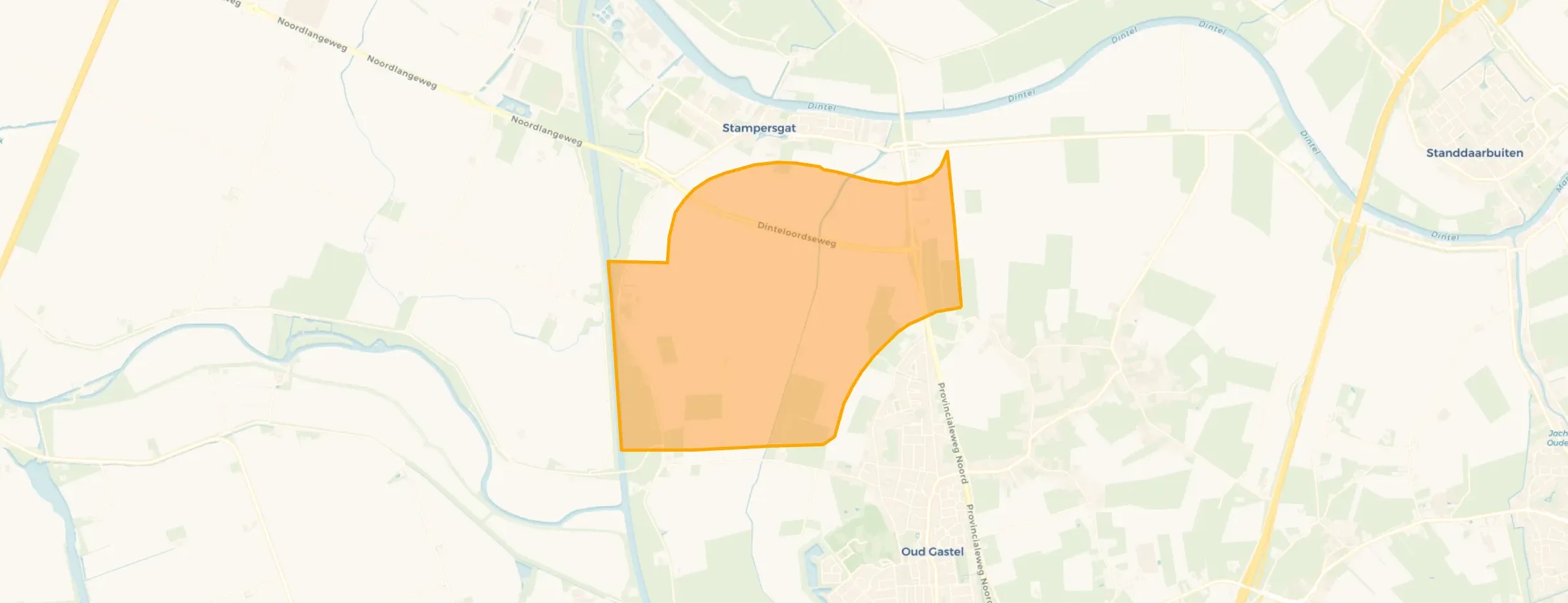 Verspreide huizen Stampersgat