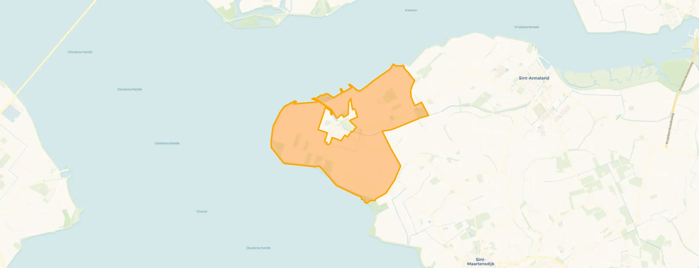 Buurt Verspreide huizen Stavenisse, Stavenisse