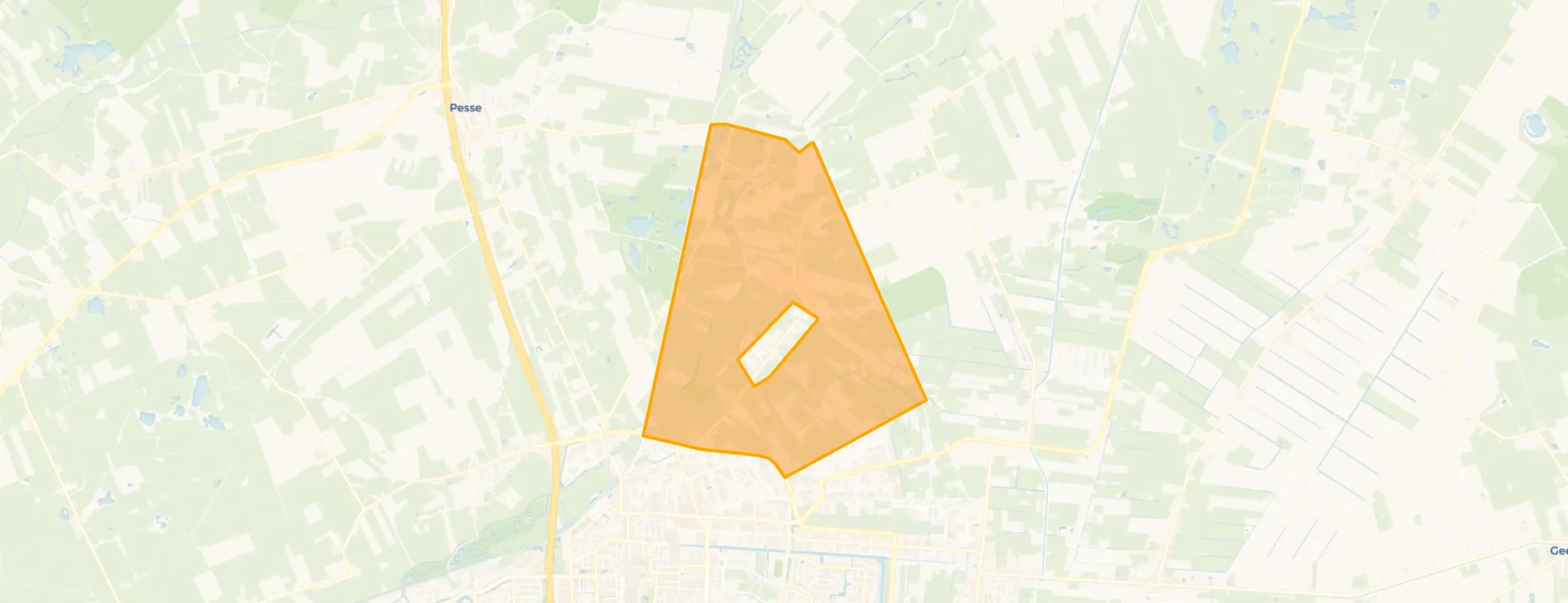 Verspreide huizen Stuifzand