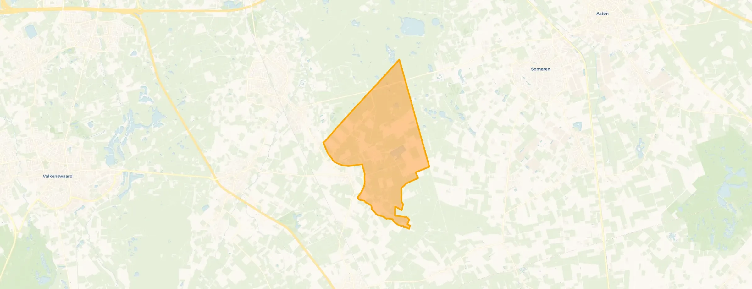 Buurt Verspreide huizen ten oosten van Sterksel, Sterksel