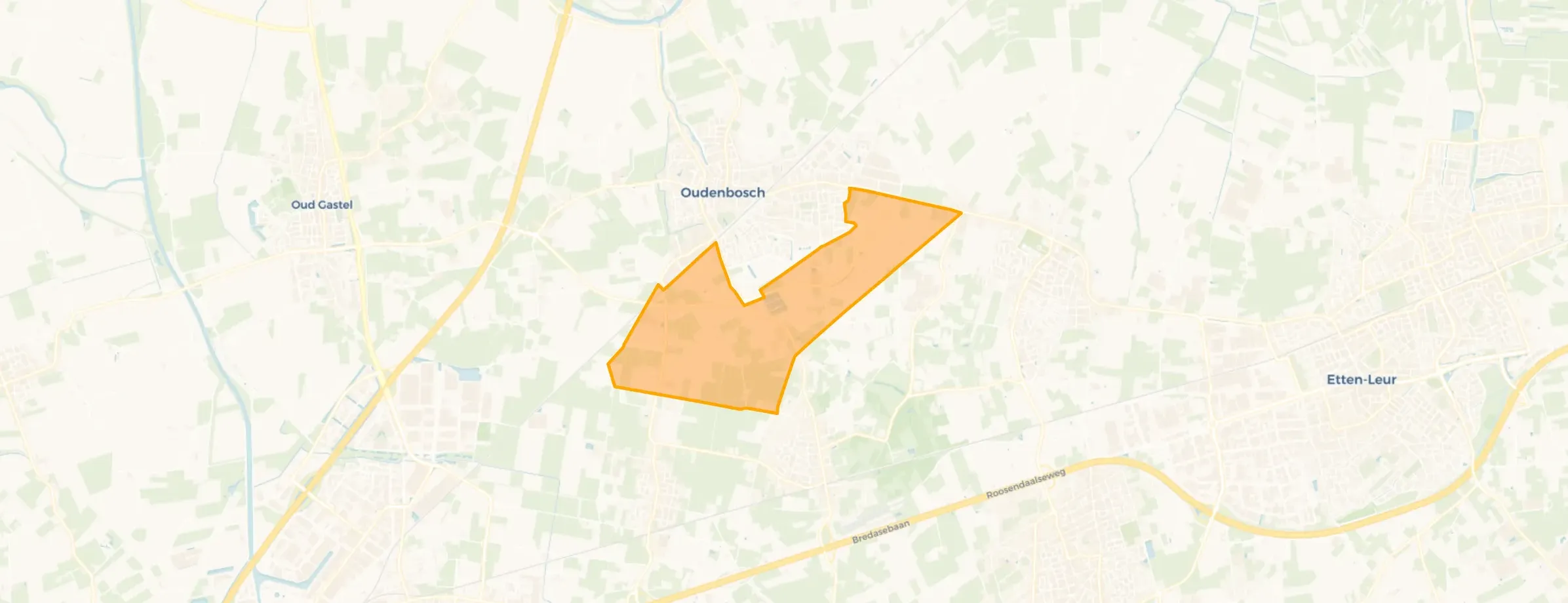 Buurt Verspreide huizen ten zuiden van Oudenbosch, Oudenbosch
