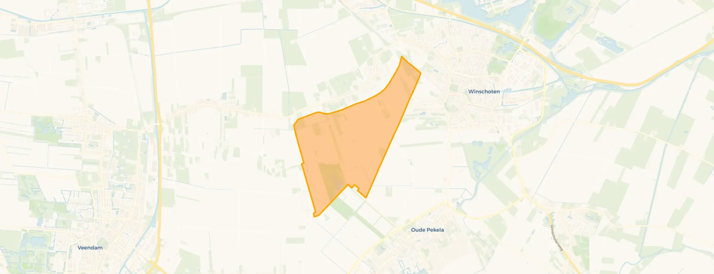 Buurt Verspreide huizen ten zuiden van Westerlee, Westerlee