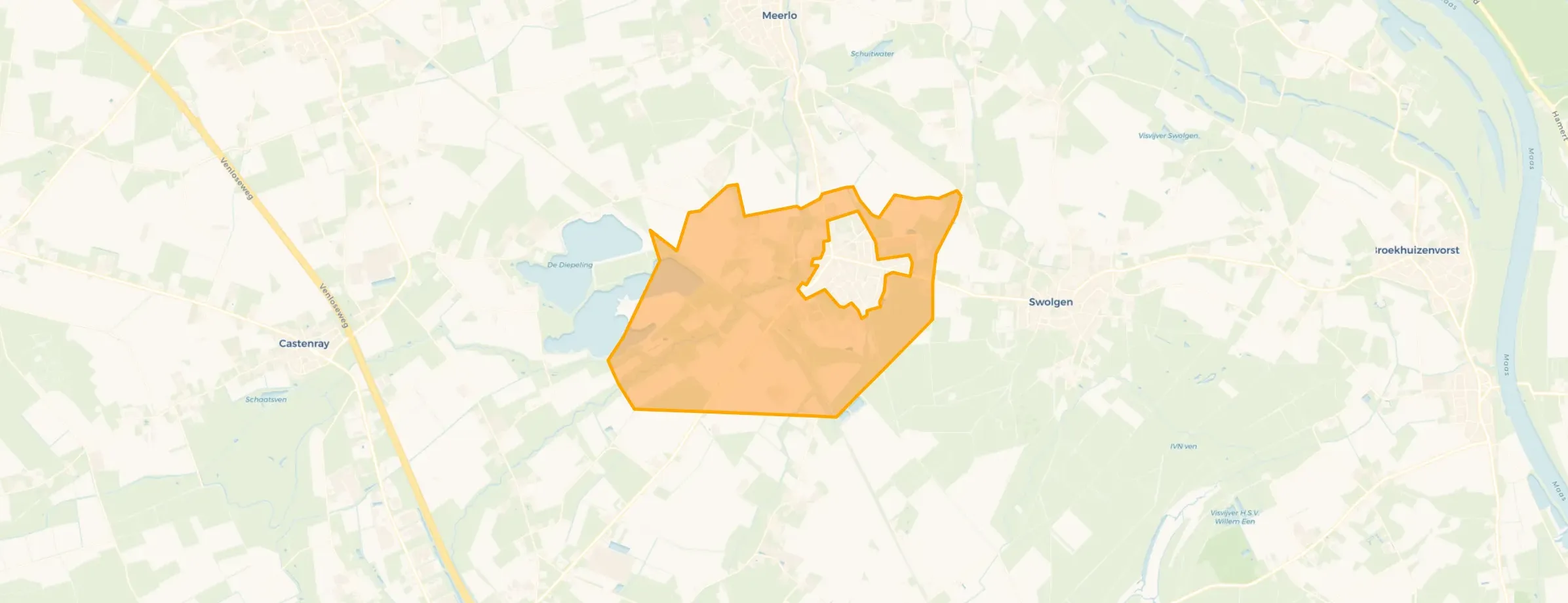 Verspreide huizen Tienray