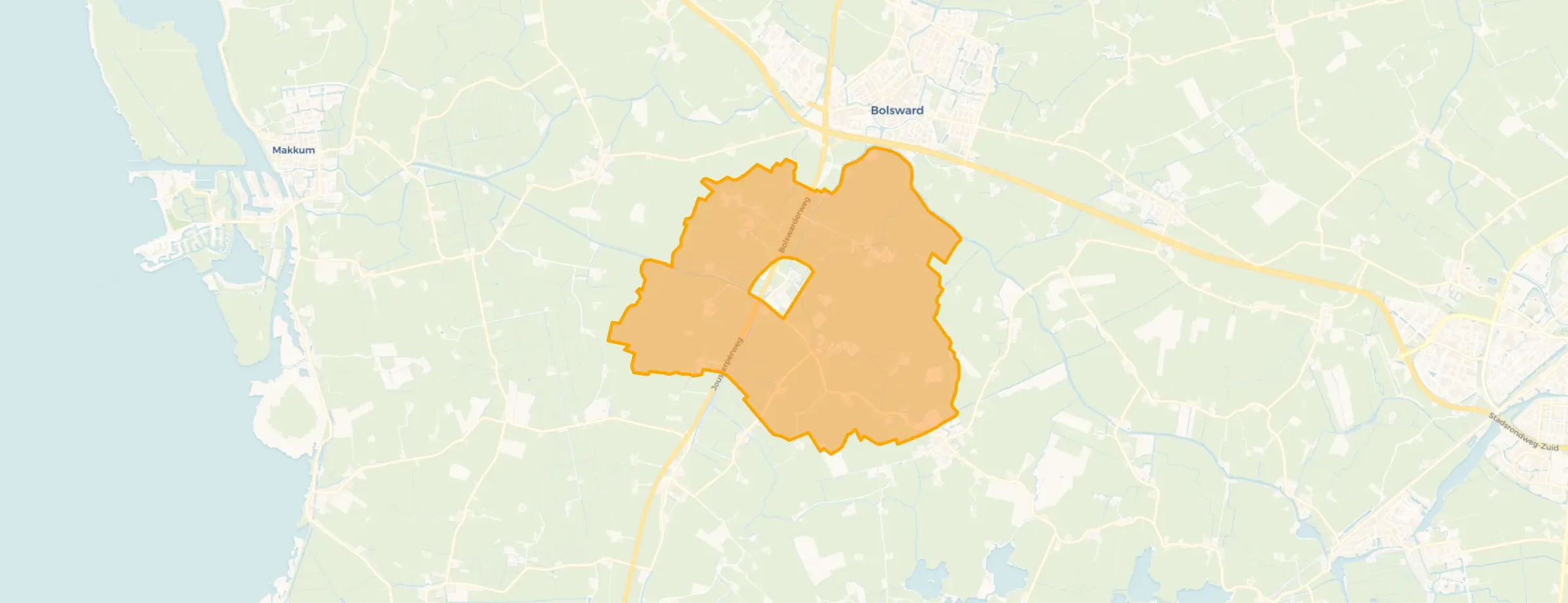 Verspreide huizen Tjerkwerd