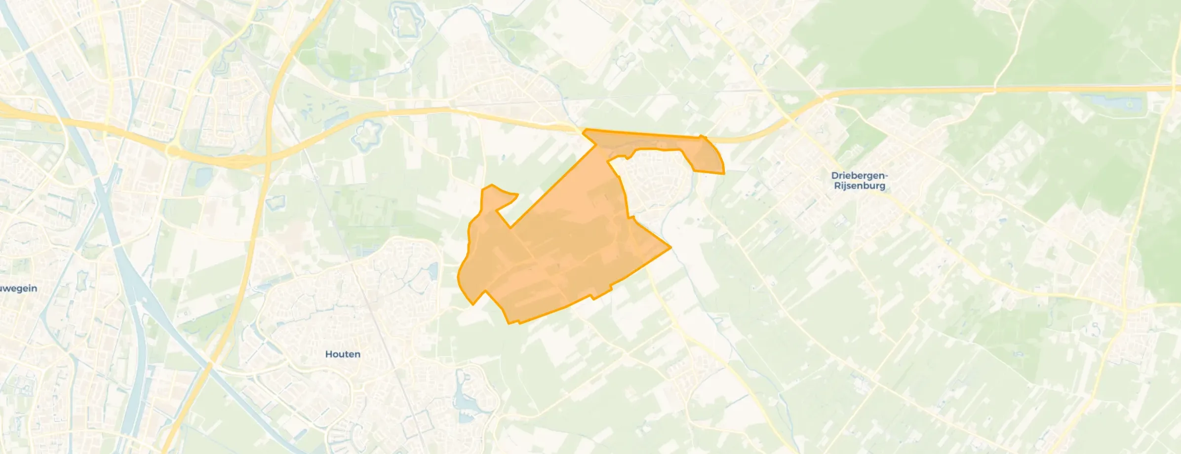 Buurt Verspreide huizen van Odijk, Odijk