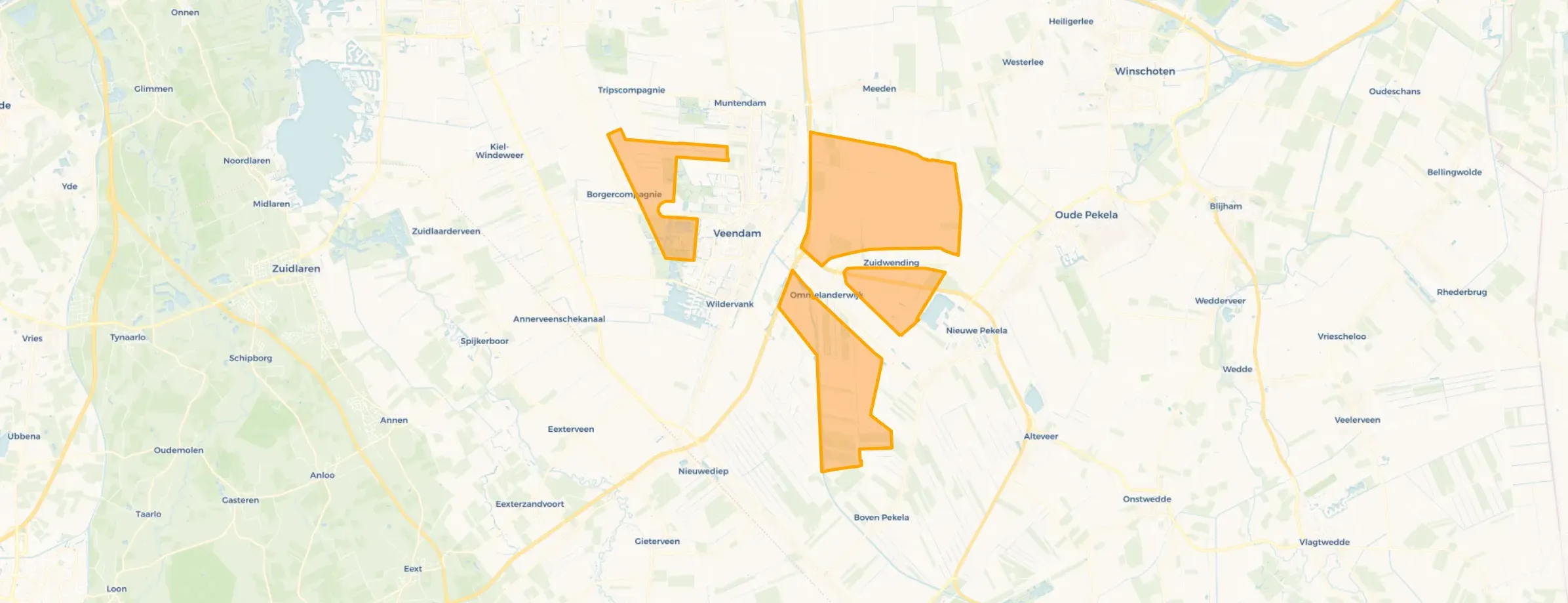 Buurt Verspreide huizen, Veendam
