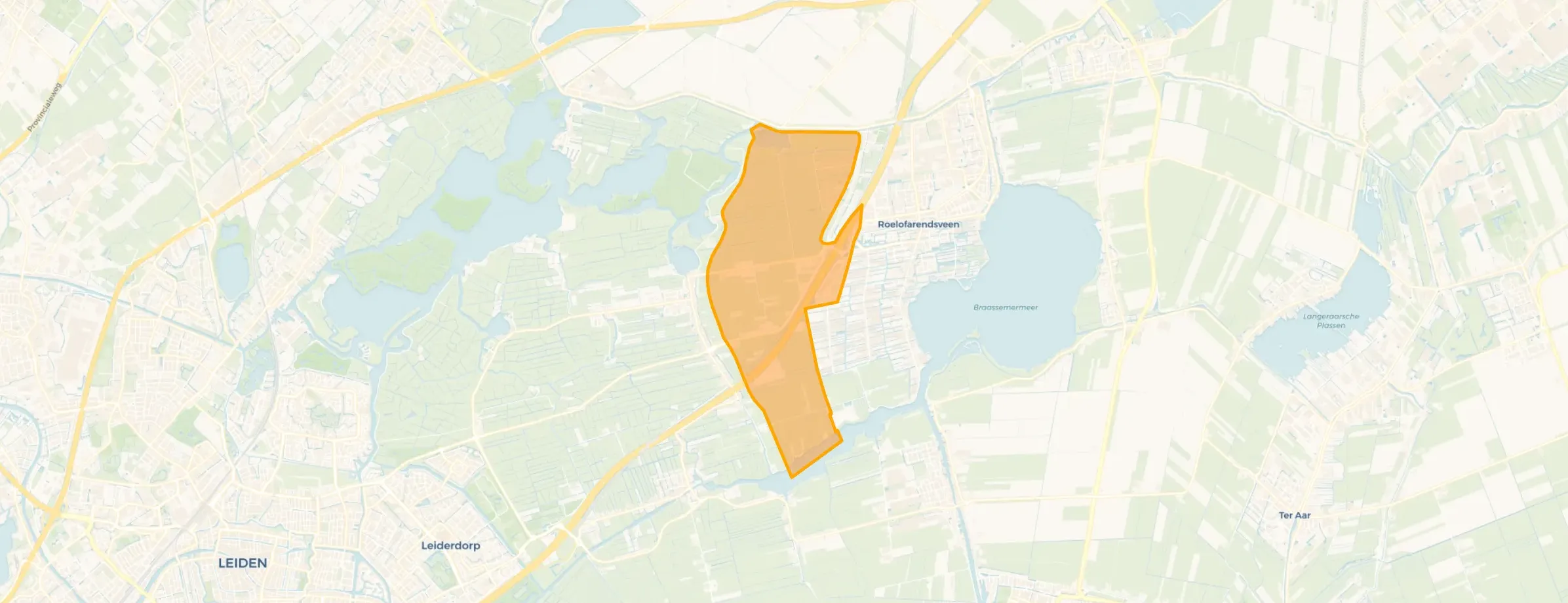 Buurt Verspreide huizen Veenderpolder, Roelofarendsveen