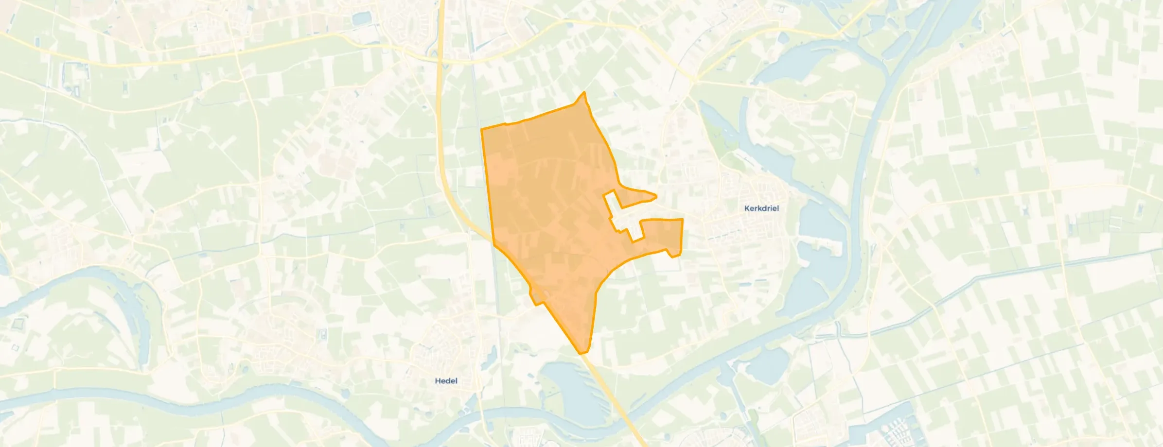 Buurt Verspreide huizen Velddriel Vlierd en Beemden, Velddriel