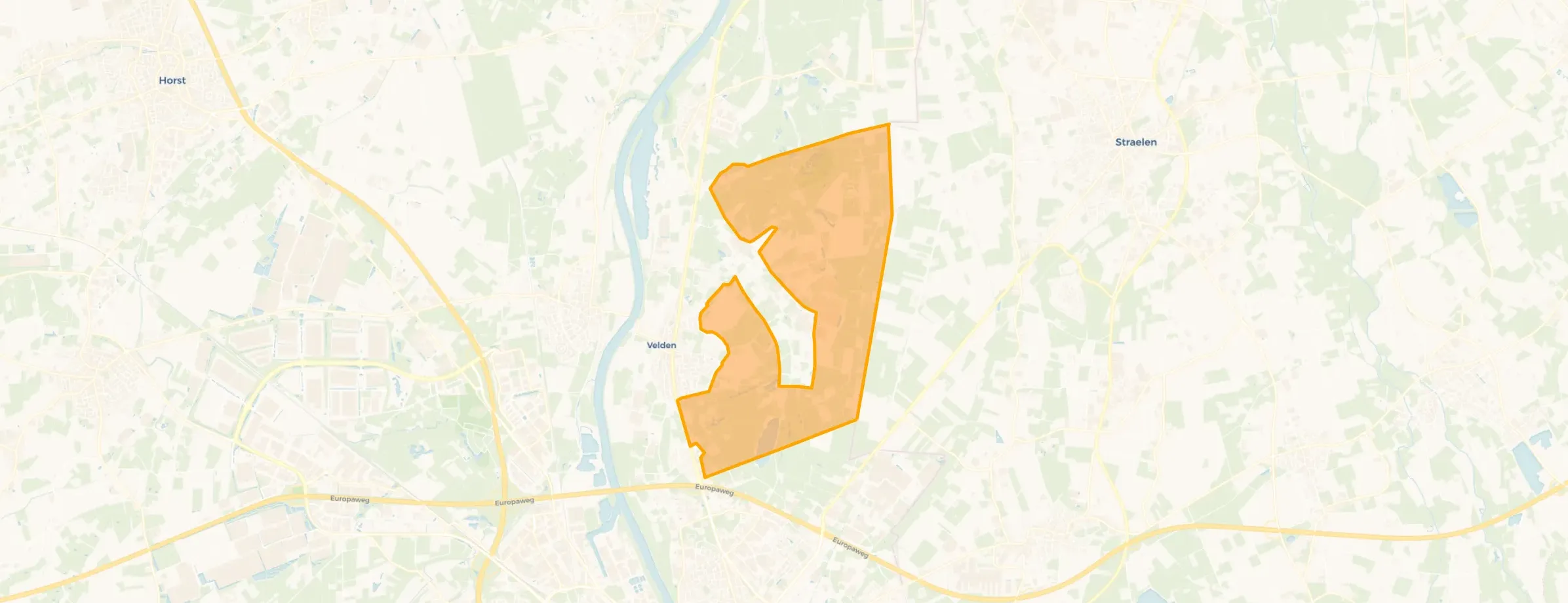 Verspreide huizen Velden
