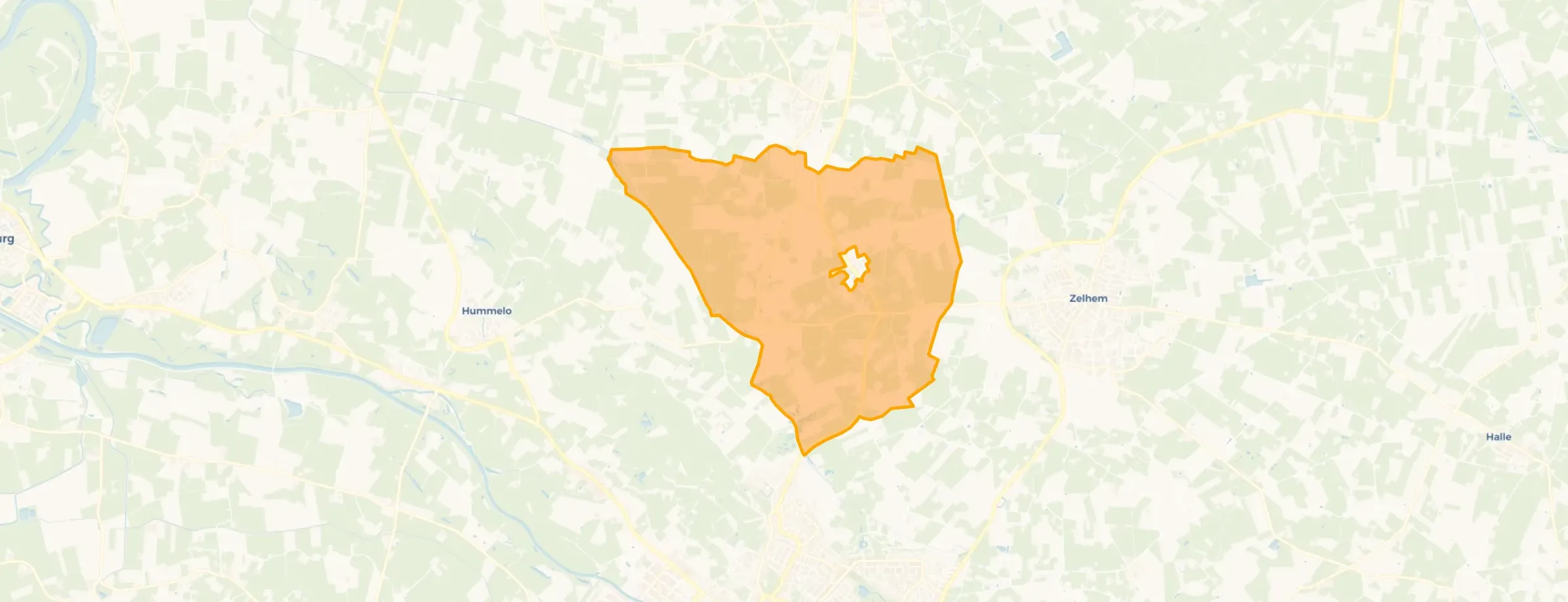Kaart van Verspreide huizen Velswijk
