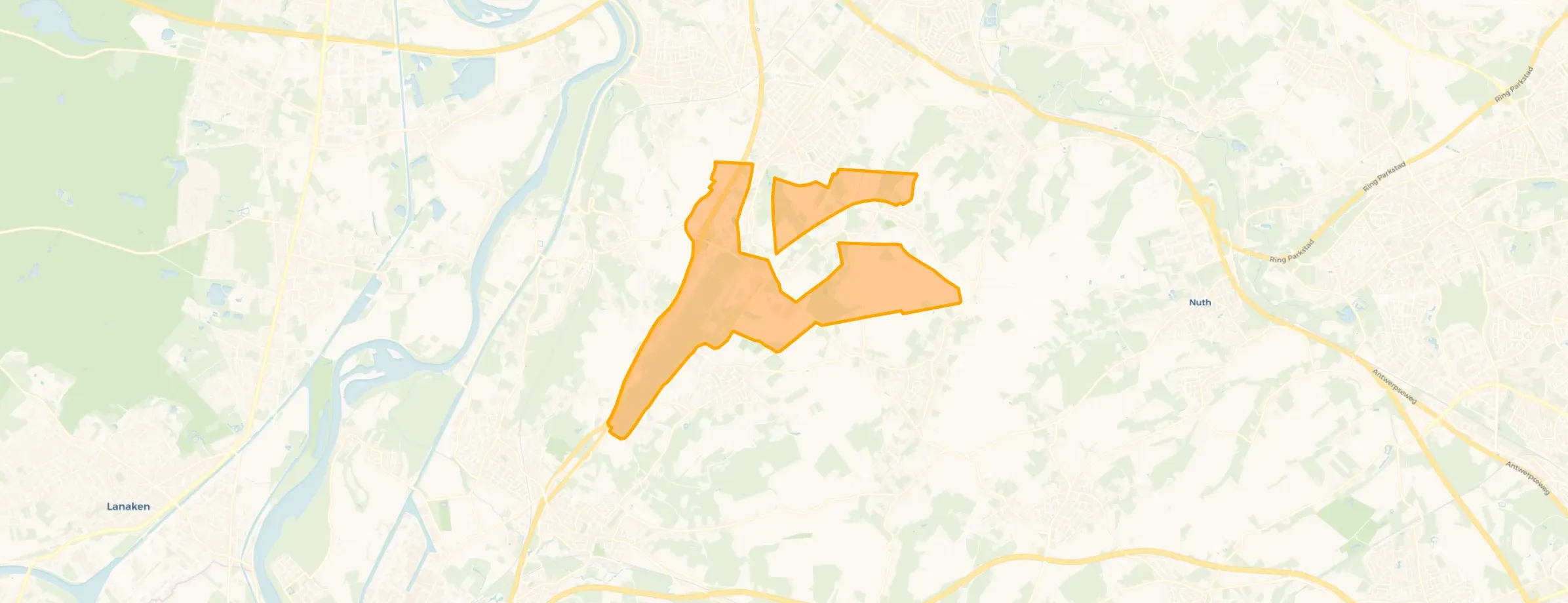 Verspreide huizen Vliegbasis Zuid-Limburg