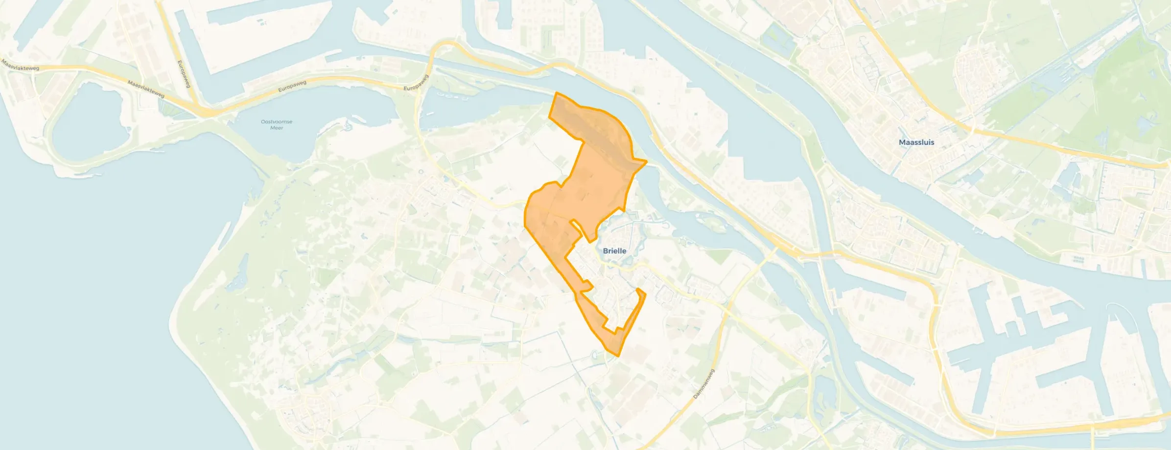 Buurt Verspreide huizen, Brielle