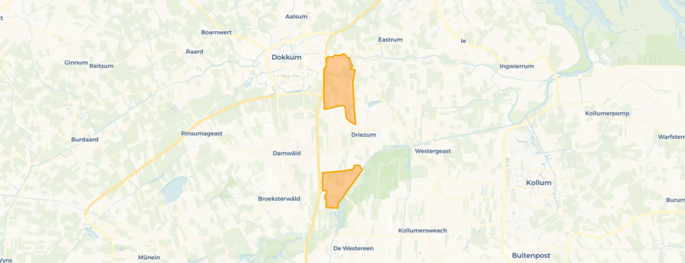 Verspreide huizen Wâlterswâld