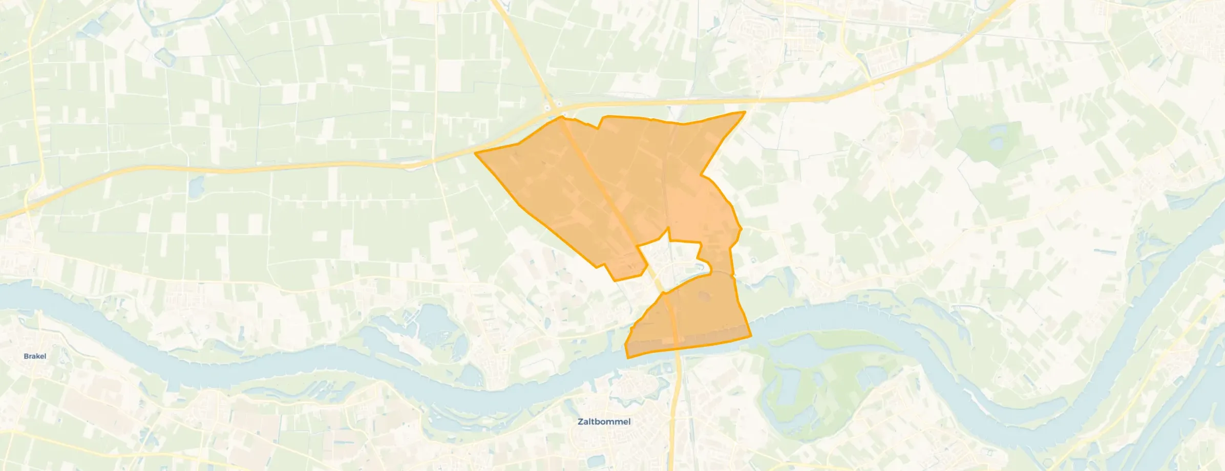 Buurt Verspreide huizen Waardenburg, Waardenburg
