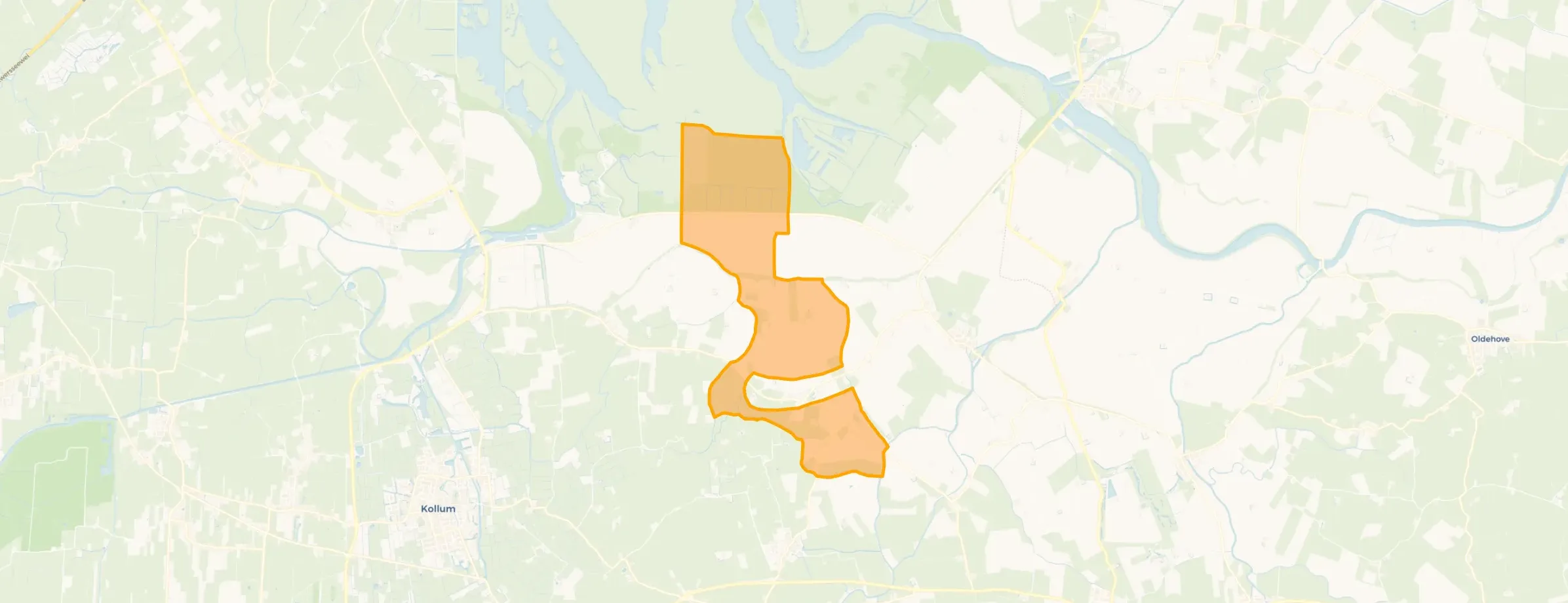 Verspreide huizen Warfstermolen
