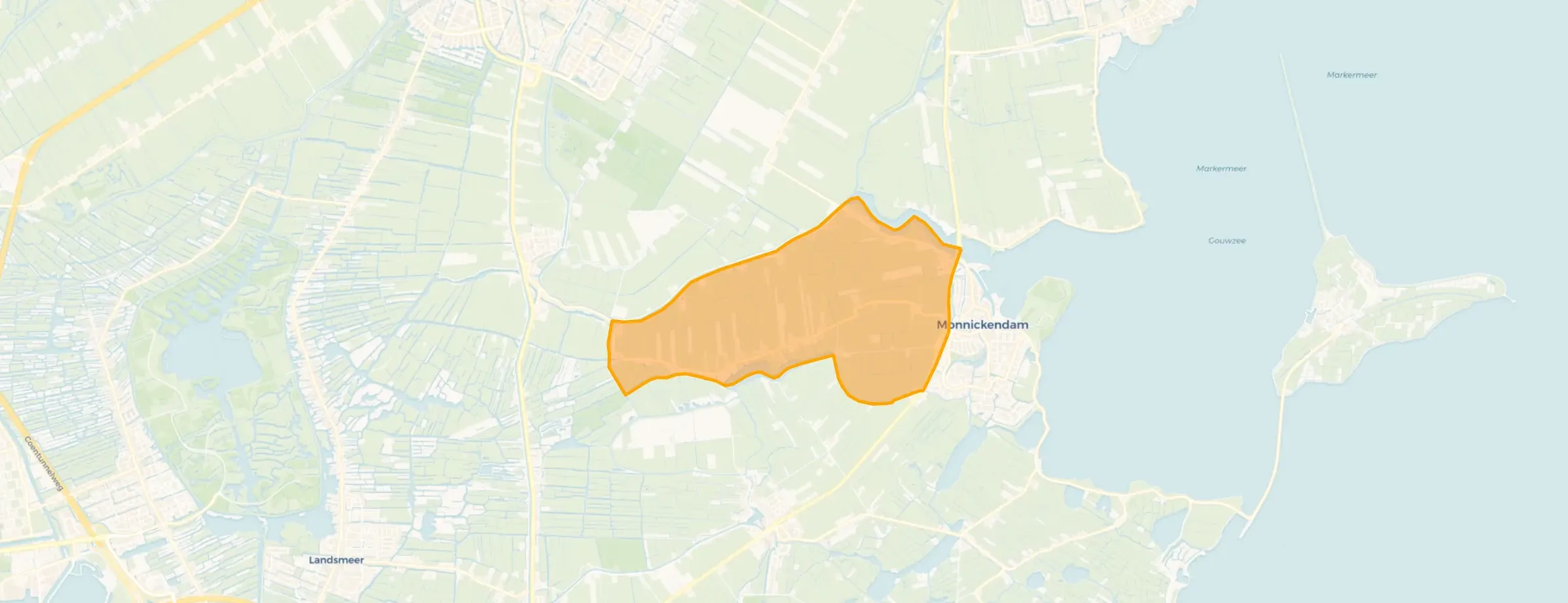 Buurt Verspreide huizen, Monnickendam
