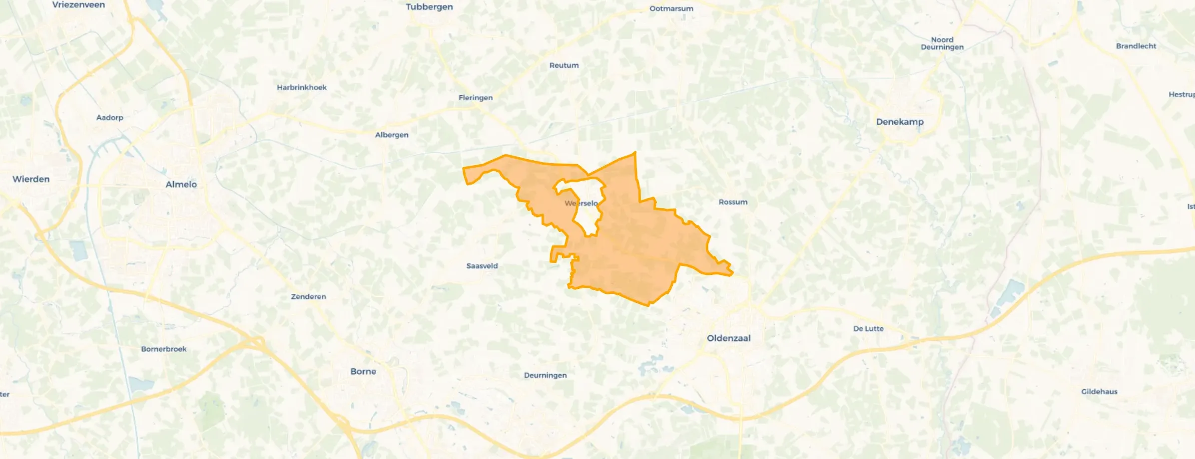 Buurt Verspreide huizen Weerselo, Weerselo