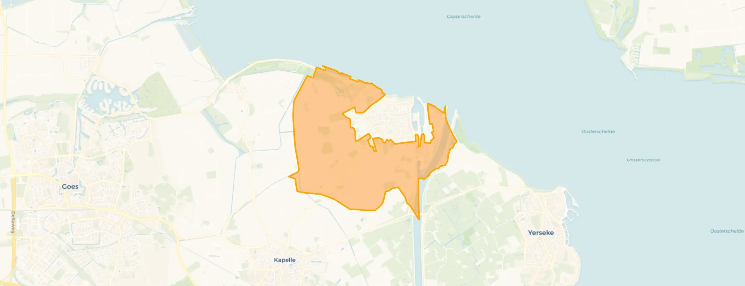 Buurt Verspreide huizen Wemeldinge, Wemeldinge