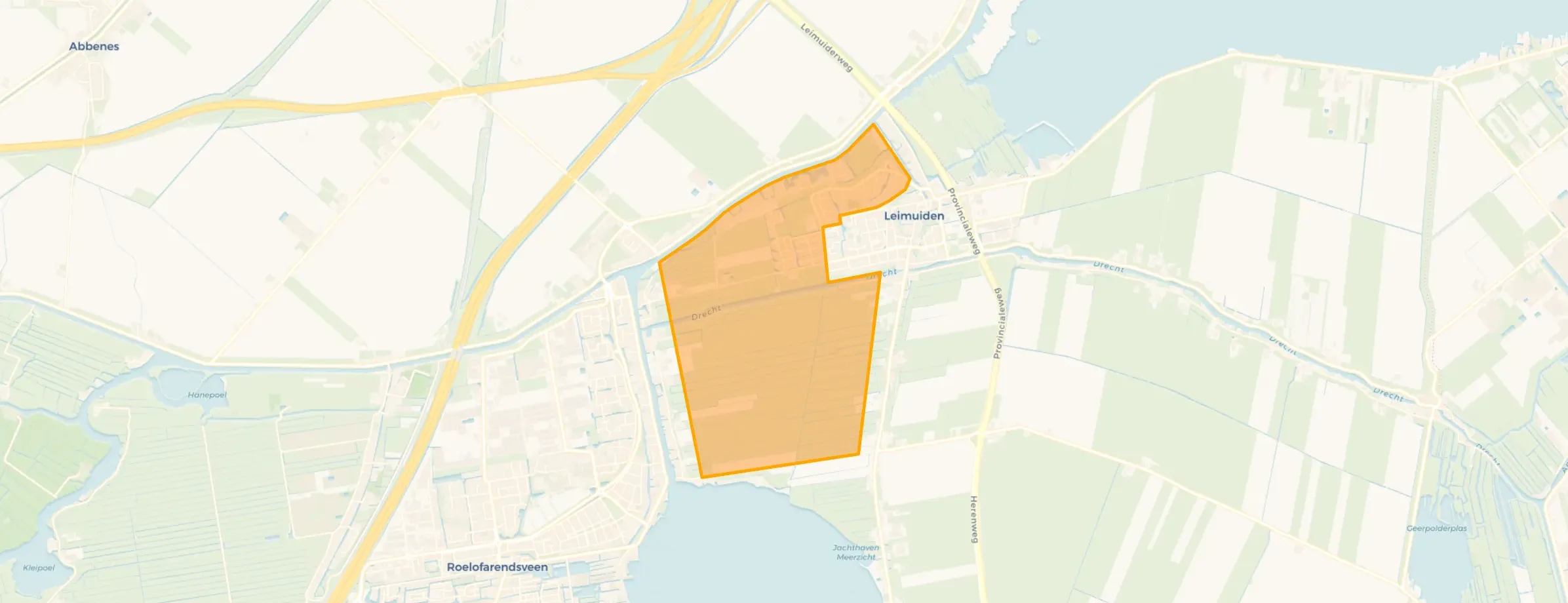 Buurt Verspreide huizen West, Leimuiden