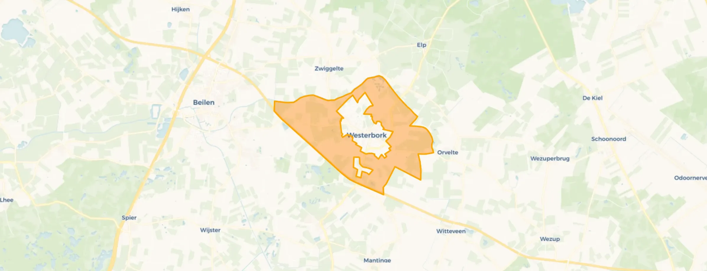 Verspreide huizen Westerbork