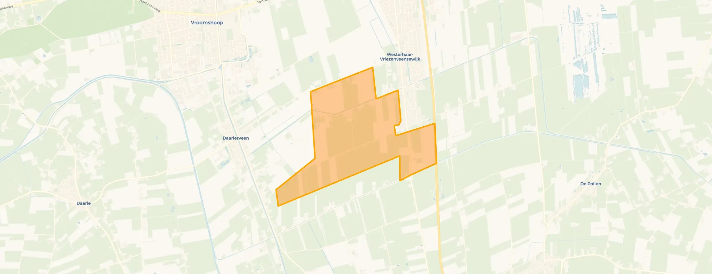 Verspreide huizen Westerhaar-Vriezenveensewijk-West