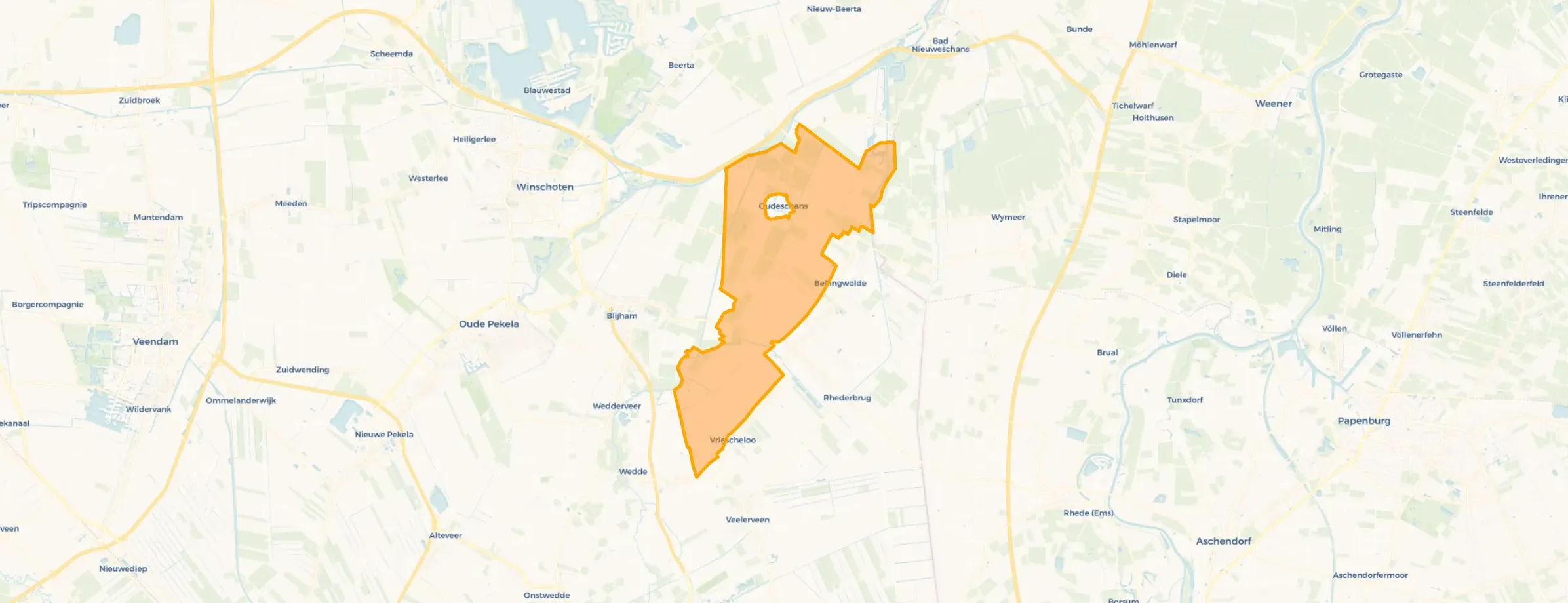 Verspreide huizen Westerwoldse A