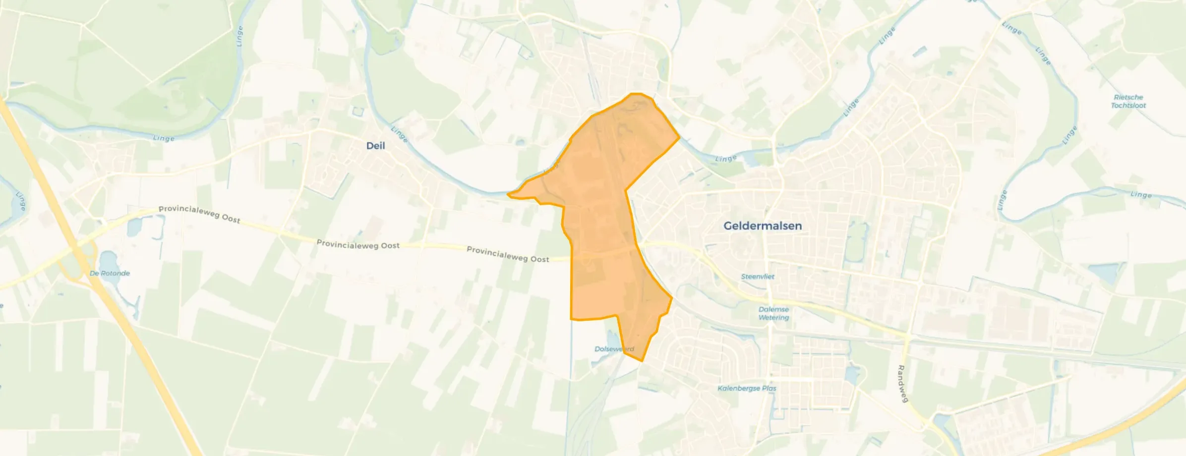 Verspreide huizen Westzijde