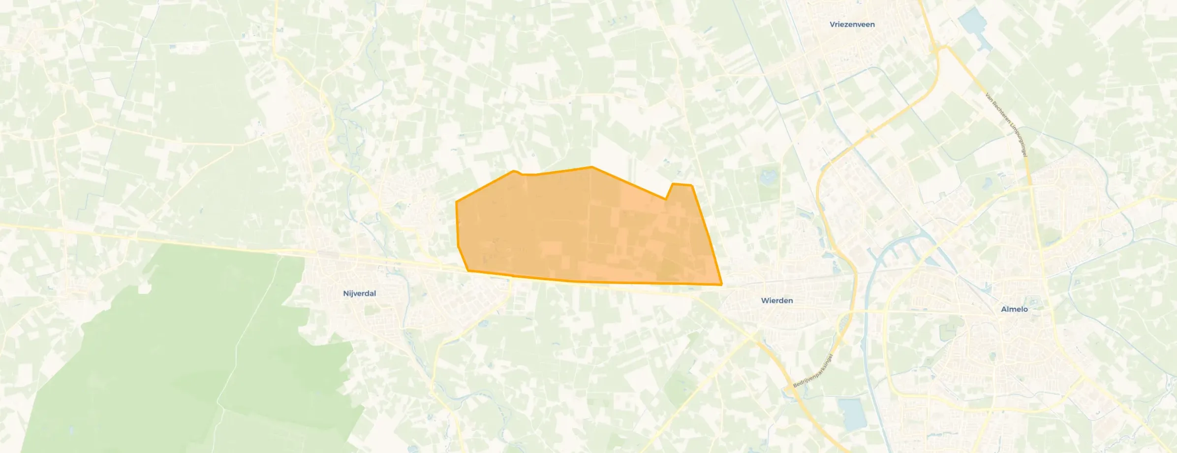 Verspreide huizen Wierdenseveld