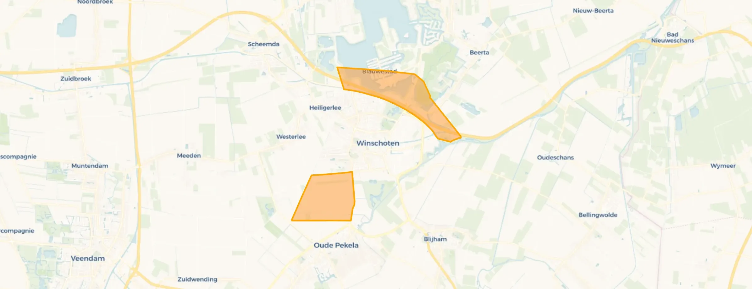 Buurt Verspreide huizen Winschoten, Blauwestad