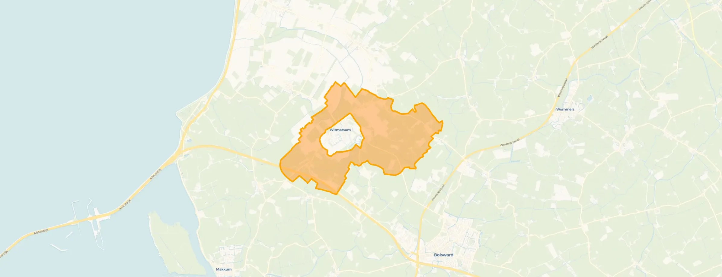 Verspreide huizen Witmarsum