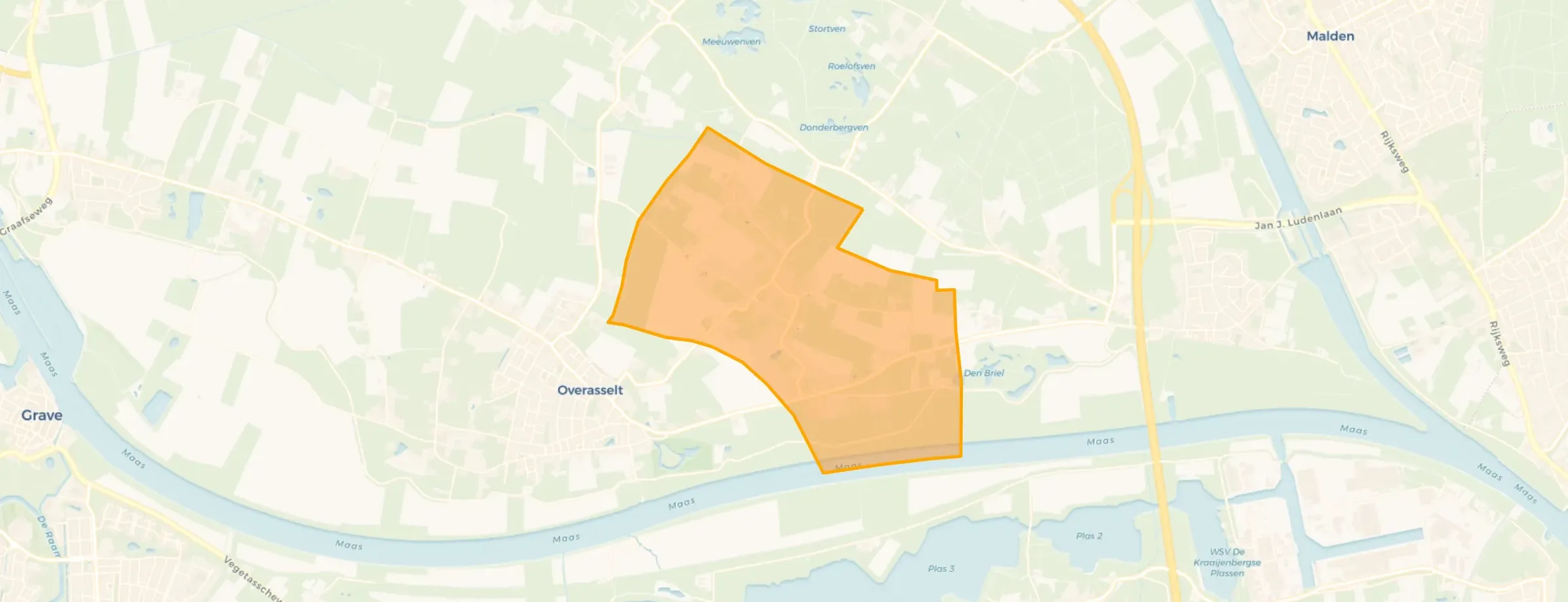 Verspreide huizen Worsum