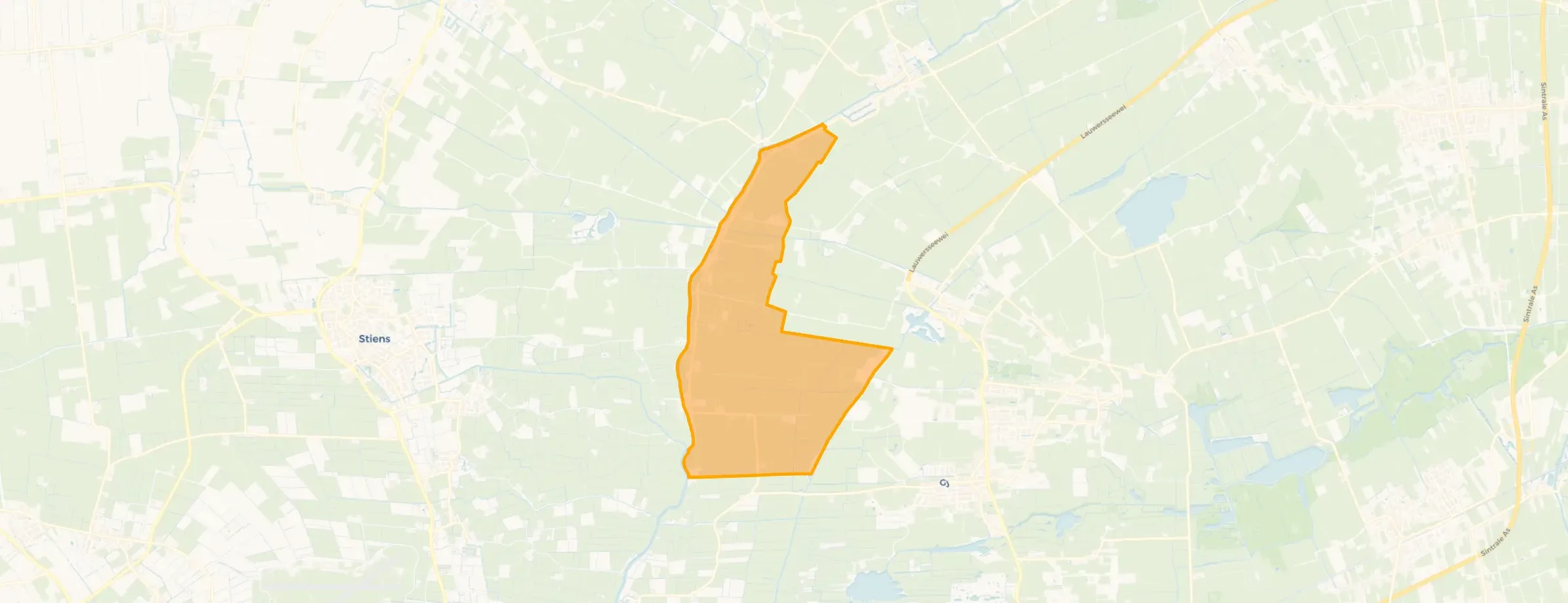 Buurt Verspreide huizen Wyns, Wyns